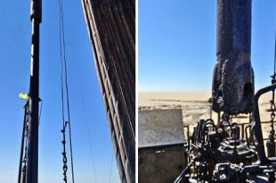 نجاح عمليات اصطياد أنابيب الحفر في البئر الاستكشافية بحقل الخير