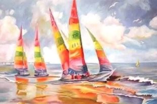 الطبيعة واللون في مساحة "خالد الصديق" الهادئة