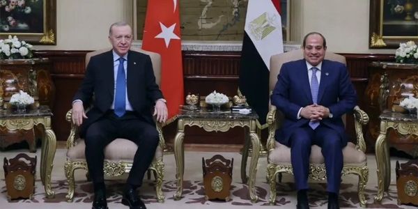 ليبيا وغزة والسودان.. أبرز محاور محادثات السيسي وأردوغان في القاهرة