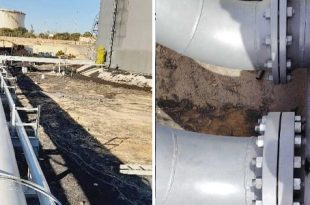 مشروع استكمال خزان (504) بمستودع الزاوية النفطي يقترب من الانتهاء