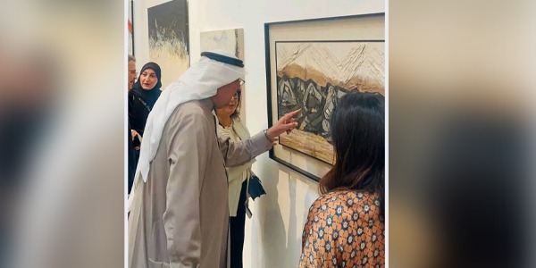 نهلة الكيب تمثل ليبيا في معرض بالبحرين