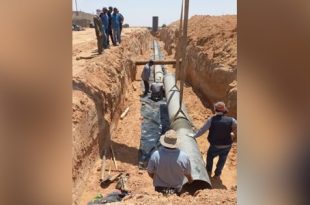 "العربان" تعلن استكمال تحوير غرفة التغذية الرئيسية لشبكة مياه الشرب