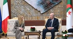 تبون يؤكد دعم الحل السياسي في ليبيا خلال مباحثاته مع جورجيا ميلوني