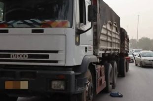 تحديد ساعات العبور للشاحنات على الطريق السريع بطرابلس