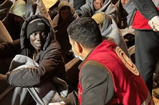 الهلال الأحمر الليبي: إنقاذ مهاجرين قبالة سواحل طبرق