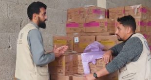 الهيئة الليبية للإغاثة توزّع مكملات غذائية في درنة لدعم الفئات الأكثر احتياجًا