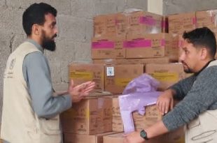 الهيئة الليبية للإغاثة توزّع مكملات غذائية في درنة لدعم الفئات الأكثر احتياجًا