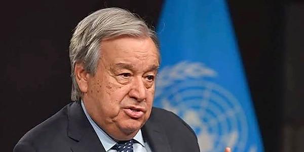 "غوتيريش يبدي «قلقه البالغ» حيال تصريحات ترمب الأخيرة عن إيران