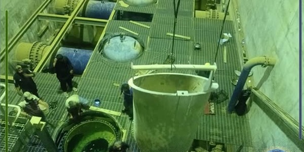 الانتهاء من أعمال تنظيف فلاتر تنقية المياه بمحطة ضخ الأودية الغربية