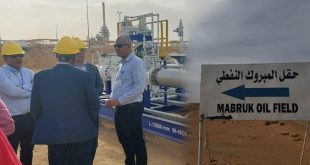 اعتماد منظومة حديثة لقياس تدفق النفط بحقل المبروك