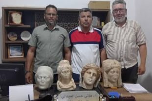 القطع الأثرية المسلمة في بنغازي