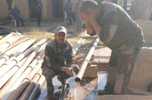 صيانة "بئر المعمورة" بالجفارة
