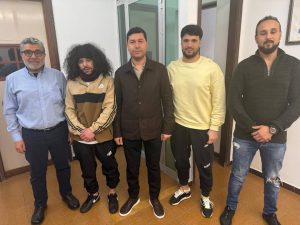 لحظة الافراج عن الموقفين