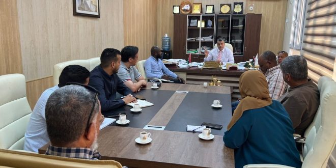 غدامس تبحث تنفيذ مشروع لتدوير النفايات بالتعاون مع منظمة ألمانية