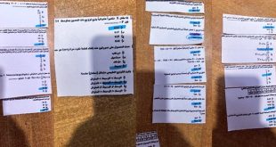 لقطة شاشة مجمعة تظهر أجزاء من أوراق امتحانات مادة الإحصاء الخاصة بالشهادة الثانوية العامة والتي تم تداولها تحت مسمى أسئلة مسربة