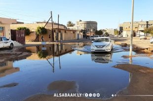 طفح الصرف الصري بالمحلات