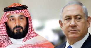 صورة مركبة تظهر ولي العهد السعودي الأمير محمد بن سلمان إلى جانب رئيس الوزراء الإسرائيلي بنيامين نتنياهو، في سياق تقارير تتناول العلاقات السعودية الإسرائيلية وملف التطبيع.