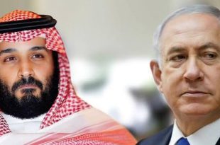 صورة مركبة تظهر ولي العهد السعودي الأمير محمد بن سلمان إلى جانب رئيس الوزراء الإسرائيلي بنيامين نتنياهو، في سياق تقارير تتناول العلاقات السعودية الإسرائيلية وملف التطبيع.