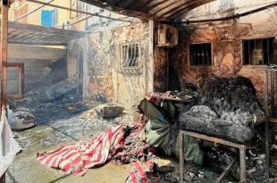 احتراق 4 شقق سكنية في حي الدريبي بطرابلس خلال احتفالات النجاح