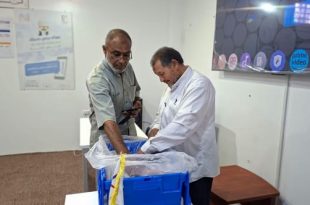 تجهيز المواد الانتخابية لانتخابات النقابات الفرعية لنقابة المعلمين