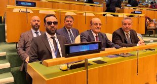الوفد الليبي في مقر الأمم المتحدة بنيويورك