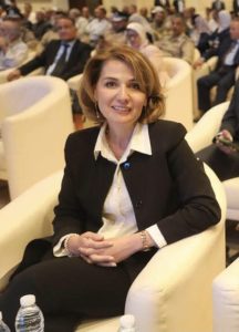 الممثلة المقيمة لـ برنامج الأمم المتحدة الإنمائي في ليبيا، Sophie Kemkhadze، تشارك في مراسم اعتماد الإطار الاستراتيجي للمناخ في ليبيا خلال فعالية رسمية جمعت مسؤولين حكوميين وشركاء دوليين