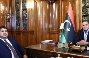 رئيس الحكومة عبدالحميد الدبيبة يلتقي رئيس المؤسسة الوطنية للنفط لبحث استقرار امدادات الكهرباء والوقود