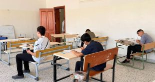 تلاميذ يؤدون امتحانات الدور الثاني لشهادة التعليم الأساسي في ليبيا