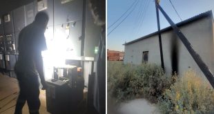 فنيو الشركة العامة للكهرباء صرمان ينفذون أعمال صيانة ليلية لإصلاح الأعطال الكهربائية