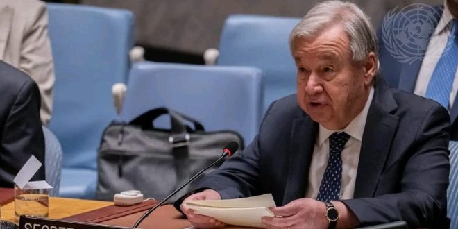غوتيريش: الحوار المهيكل قد يُمهّد لاتفاق سياسي جديد