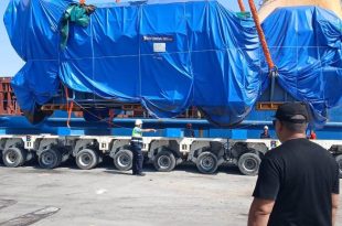 ​وصول وحدة توليد كهرباء حديثة مجهزة بخاصية البلاك ستارت لصالح محطة جنوب طرابلس الجديدة