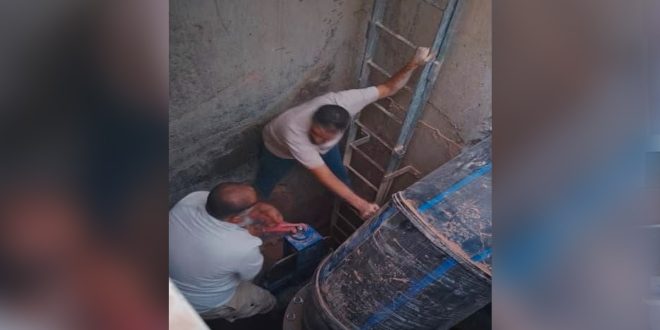 الانتهاء من أعمال صيانة وتطوير خزان مياه سلوق. مصدر الصورة: بلدية سلوق.