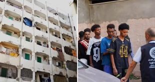 حملة تفتيشية على العمارات السكنية بشارع السيدي في طرابلس