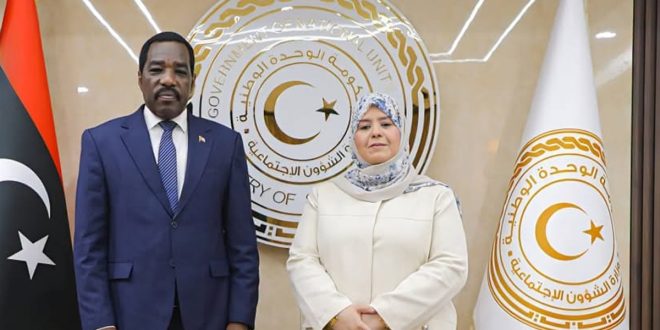 ليبيا والسودان تبحثان توسيع التعاون في الحماية والرعاية الاجتماعية