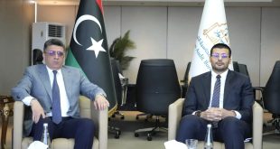 رئيس ديوان المحاسبة خالد شكشك ووزير الشباب هيثم الزحاف يجتمعان لمناقشة الملاحظات الرقابية على حسابات وزارة الشباب.