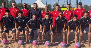 منتخب كرة القدم الشاطئية يُنهي تحضيراته لموقعة المغرب بملعب المعمورة